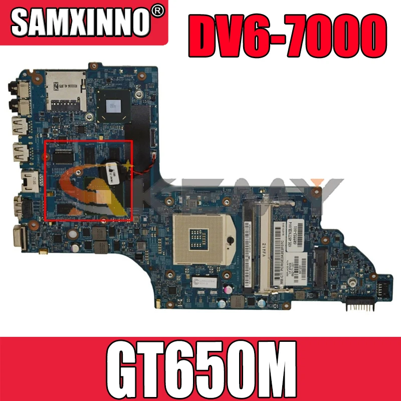 

682174-501 682174-601 для струйного принтера HP Pavilion DV6-7000 Материнская плата ноутбука 11253-2 HM75 N13P-GT-A2 DDR3 материнская плата для ноутбука