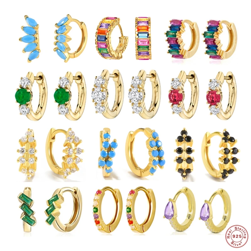 

Серьги женские из серебра 925 пробы с овальными фианитами