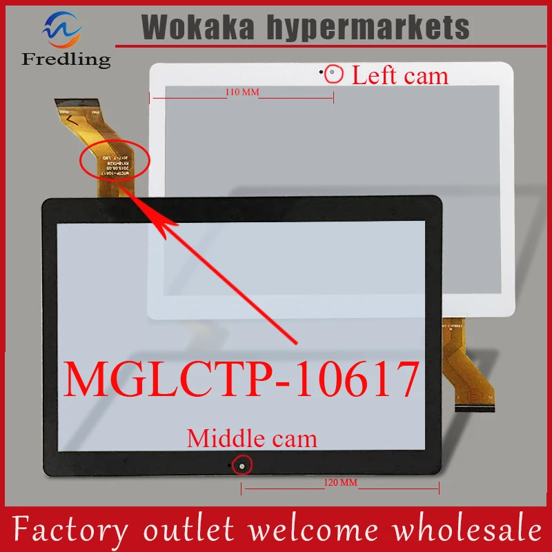 Сменный сенсорный экран YUNTAB K107 10 1 дюйма 3G код сенсорная панель дигитайзер стекло
