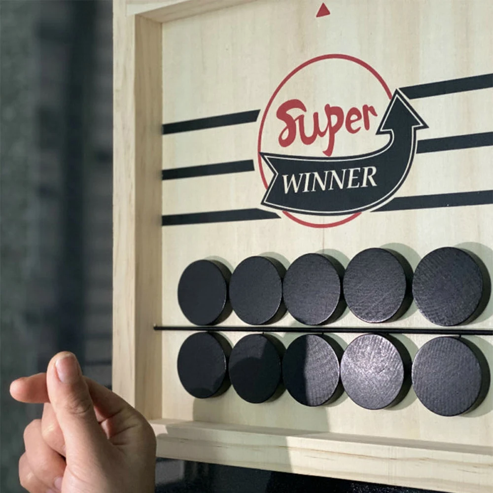 

Ice Hockey Chess Table Game Fast Hockey Drop Ball Game Take Away The Fun of The Drop Ball Winner Wooden Toys Outdoor Party Game