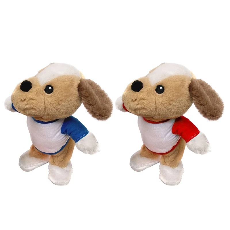 

Electric Butt Shaking Dog Toy Cotton Stuffed Cute Singing Animal Toy Electronic Interactive Doll Wagging Stretching