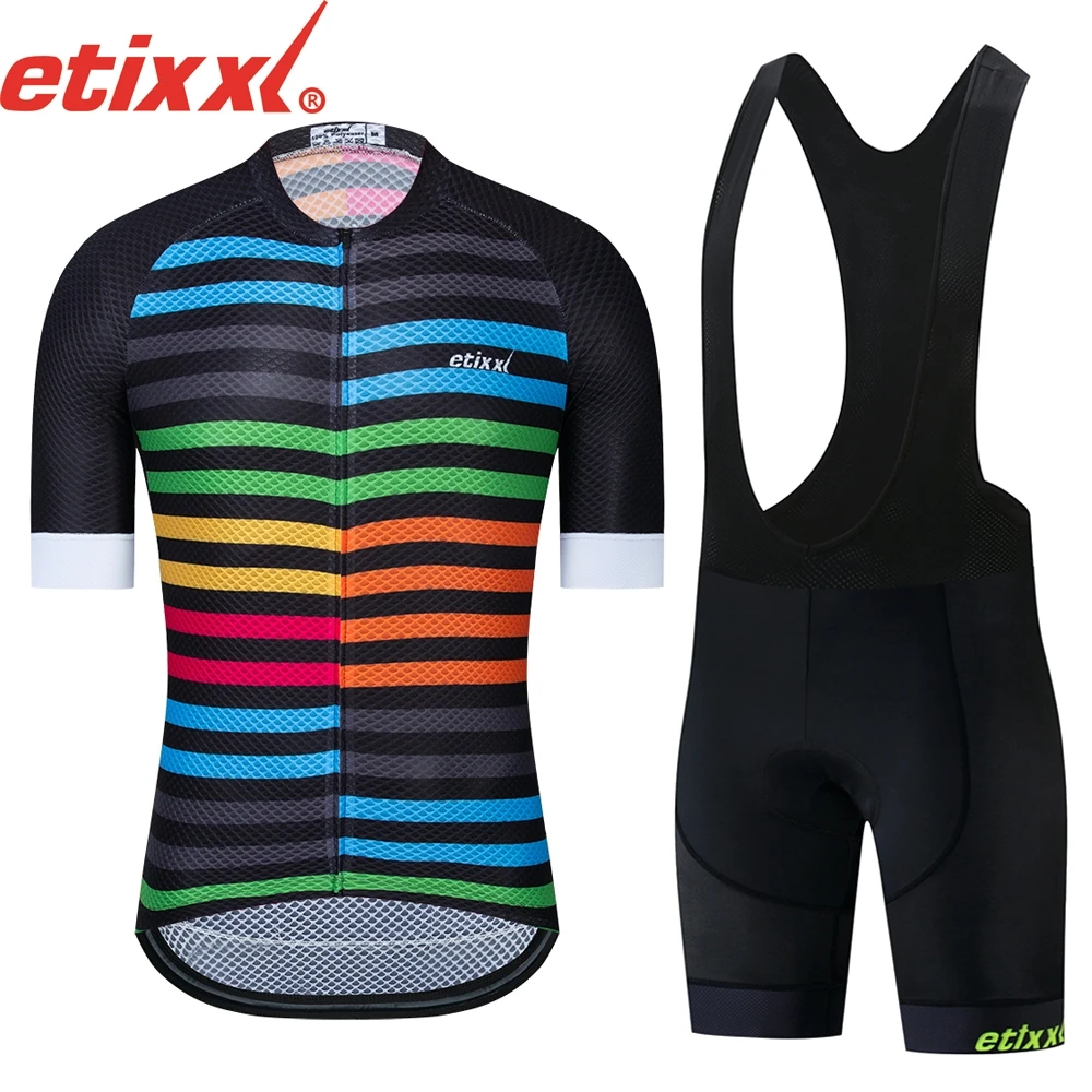 

2020 Team etixxl майки для велоспорта Одежда для велоспорта быстросохнущие гелевые комплекты одежды Ropa Ciclismo uniformes Maillot спортивная одежда #8