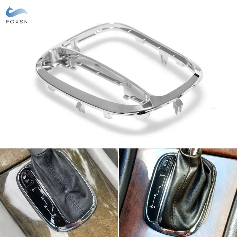 

LHD ABS Chrome Car-styling Center Shifter Trim Cover Shift Gear Cover Panel Trim For Mercedes Benz C Class W203 C230 C320 D106
