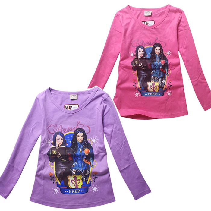Одежда для девочек с героями мультфильмов хлопковые топы футболка длинными