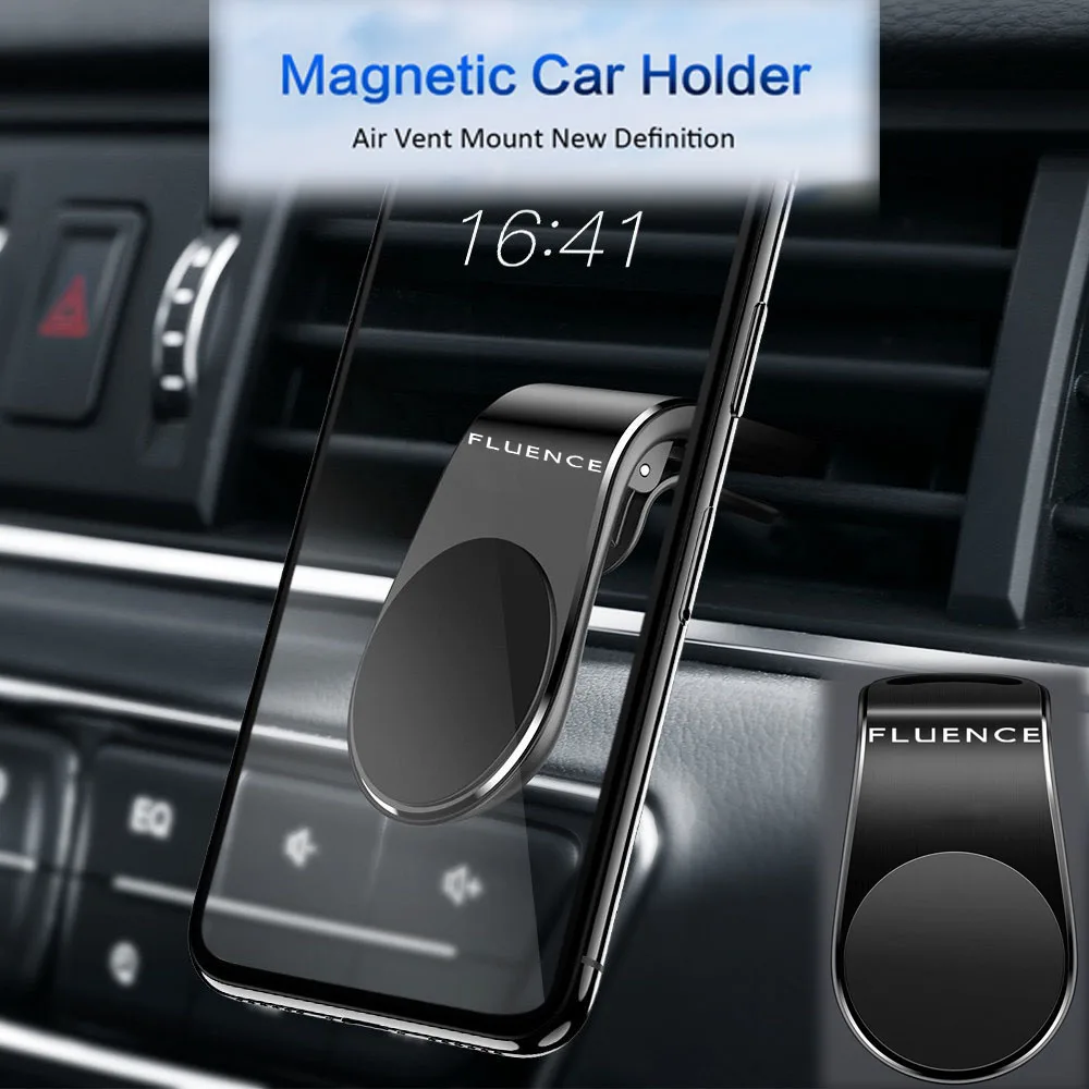 Магнитный автомобильный держатель для телефона, мобильное крепление, подставка для сотового телефона, поддержка смартфона GPS для Renault Fluence ...