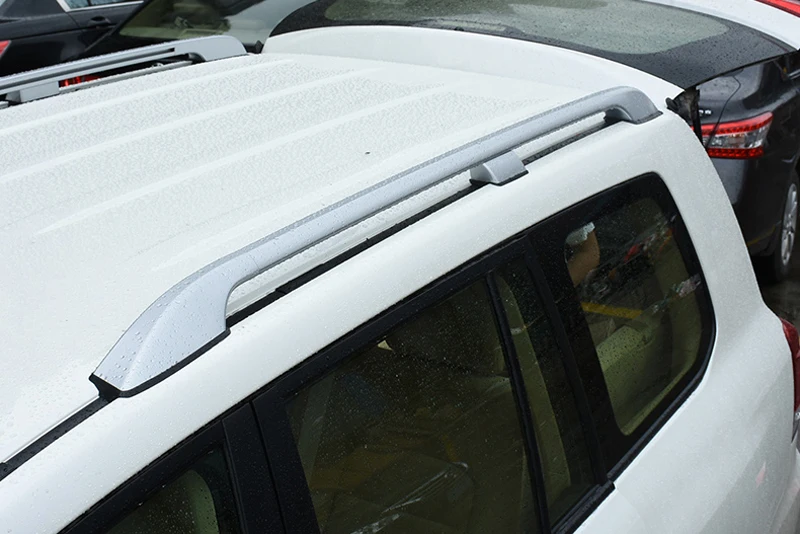 Black or Silver Roof Rails Rack End Cap Protection Cover Trim 4PCS For Toyota Land Cruiser LC200 J200 2008 2009 2010 2012 - 2016 |