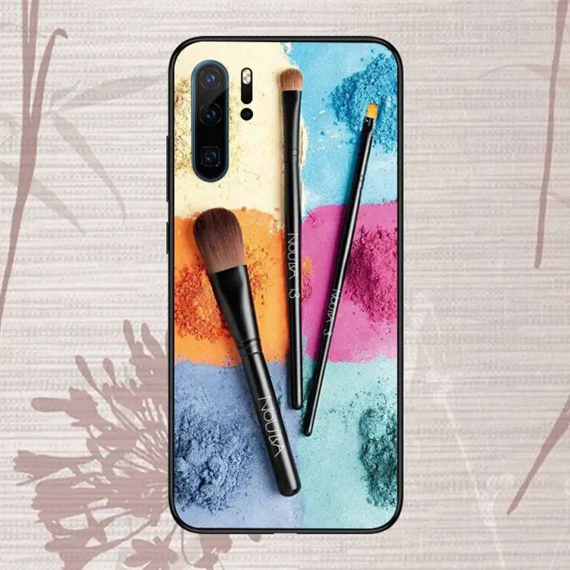 

Beautiful girl's makeup brush painting Phone Case For Huawei Mate 9 10 20 Pro lite 20x nova 3e P10 plus P20 Pro Honor10 lite