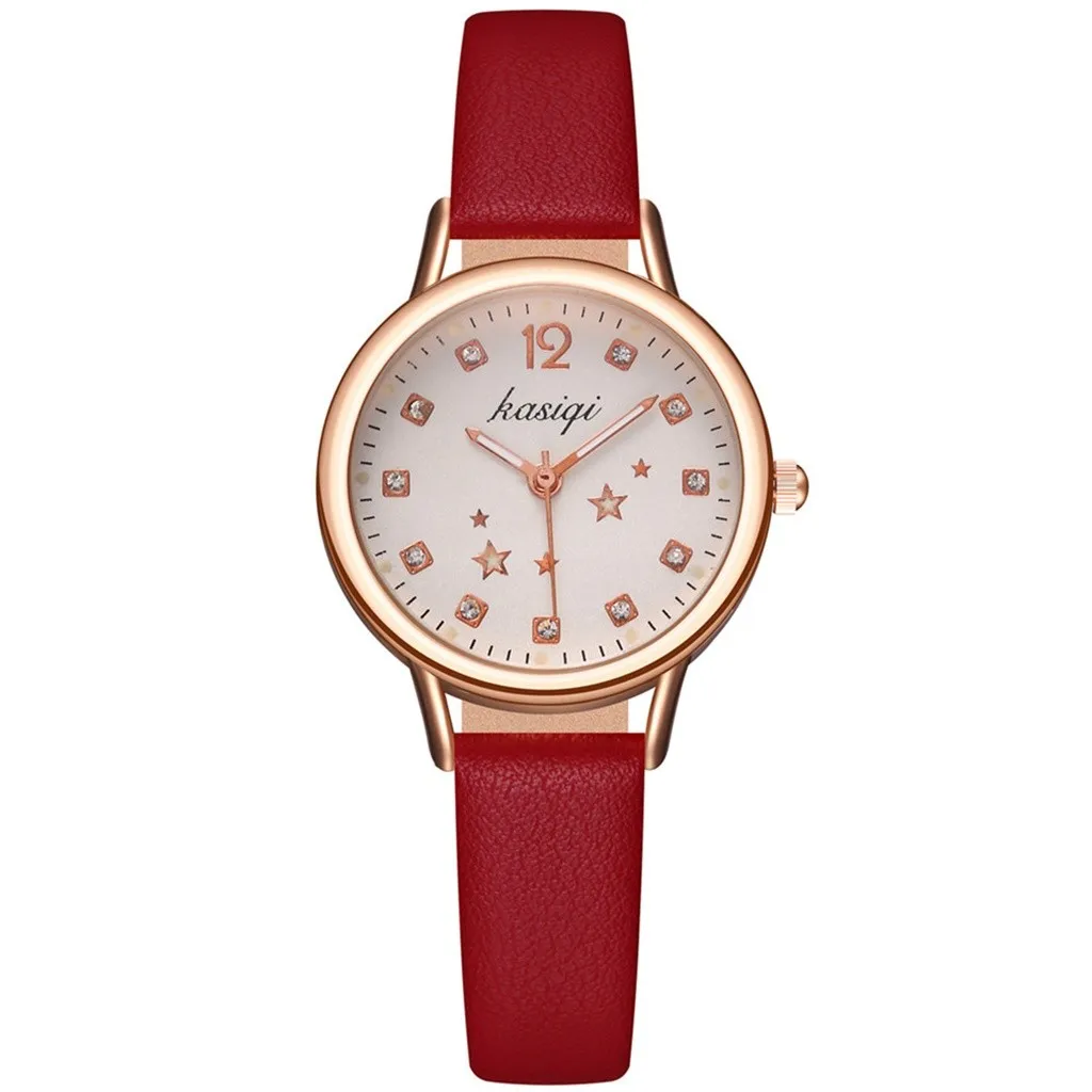 Женские наручные часы студенческие с ремешком простые маленькие свежие милые со