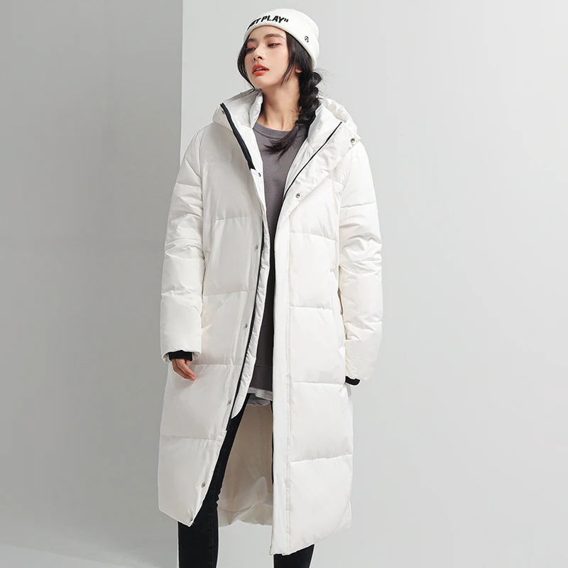 Men's Winter Duck Down Jacket -30 Thick Warm Down Coat Men Windbreaker 2021 Male Fashion Long White Duck Coat Down Parkas S-3XL