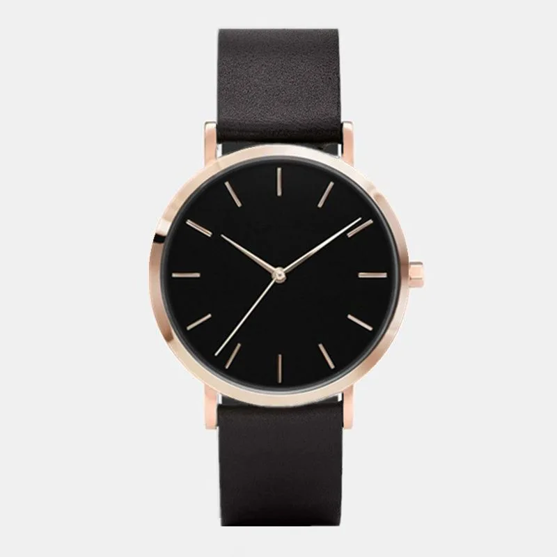 

Sweet Leather Band Quartz Wrist Watches for Women Jewelry Accessories 2021