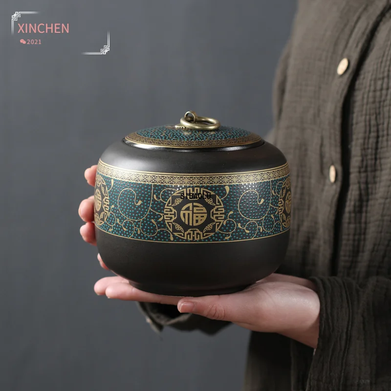 

Ceramic Jar Box Tea Bag Storage Tea Coffee Sugar Storage Jars Coffee Container Storage Caja Para Guardar Te Tea Organizer Tea