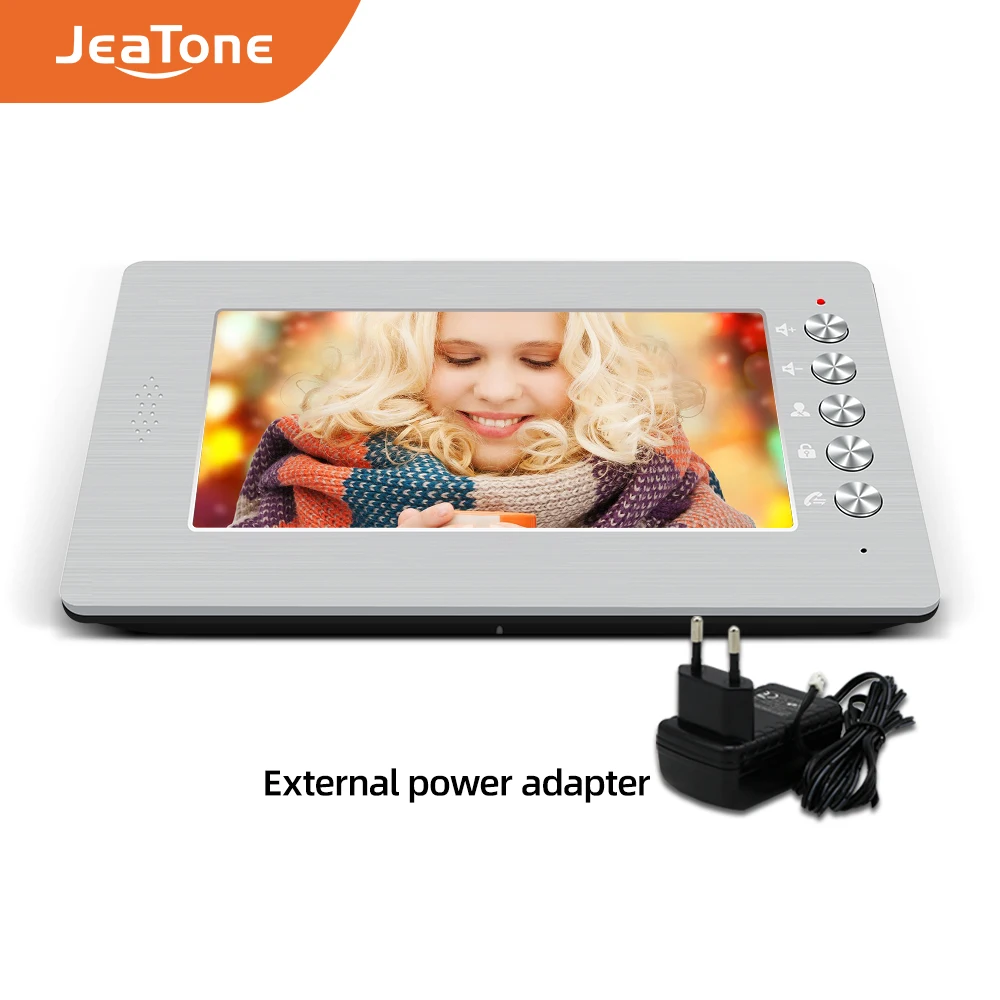 Jeatone 7 ''видео домофон 600TVL широкоугольный угол обзора/дневное и ночное видение