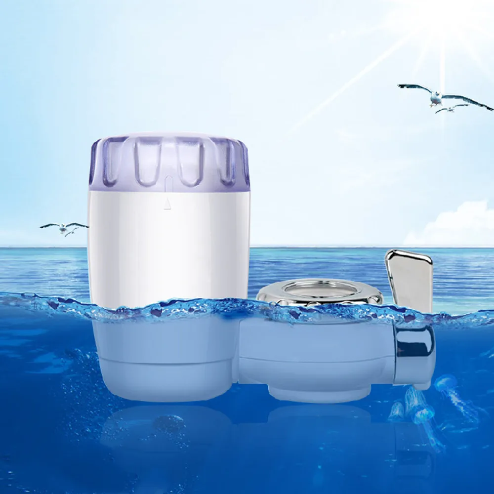 

Mini Tap Water Purifier Kitchen Faucet Washable Ceramic Percolator Water Filter Filtro Rust Bacteria Removal Replacement