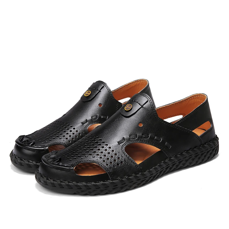 

in sandal leather sandles cuero shoes masculina hombre geta rubber sandalias shoe large footwear s sandalhas samool casual piel