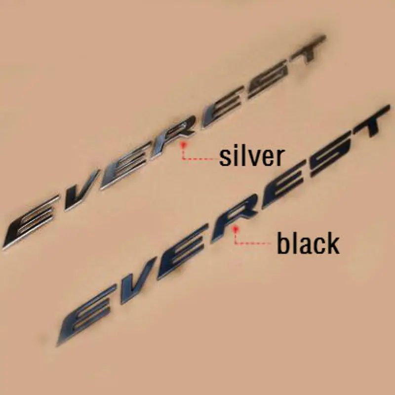 Бесплатная доставка высококачественный логотип EVEREST CHROME для FORD 2014 2015 2016 2017 2018 |