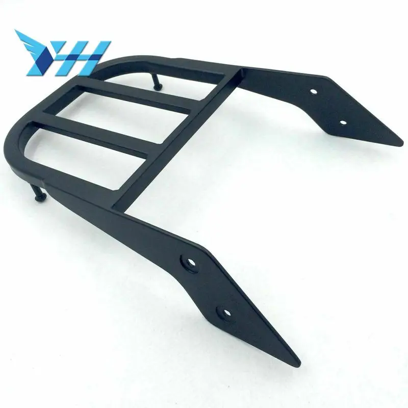 Мотоцикл велосипед черный/хром Сисси Бар багажная стойка Алюминий для Honda VTX 1300C