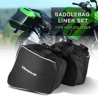 For Kawasaki Ninja H2 1000 Versys 1000 650 For KQR 28L Hard Saddlebag Liner Set Saddle Bags Travel Trunk Bag ​luggage bags