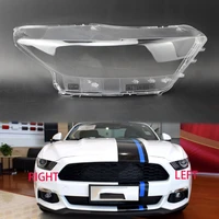 for mustang lens lampshade transparent headlight housing headlight lampshade headlight protective shell for ford mustang 2014 17