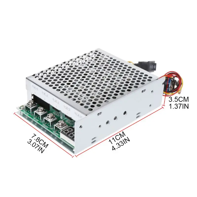 DC 10 55V 100A регулятор скорости двигателя Реверсивный ШИМ управлением