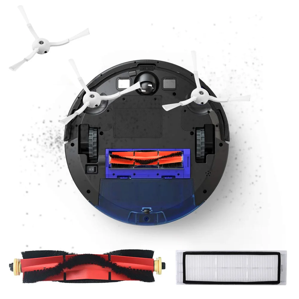 Комплект запчастей для робота пылесоса XIAOMI 8 уборочных щёток фильтры щетки