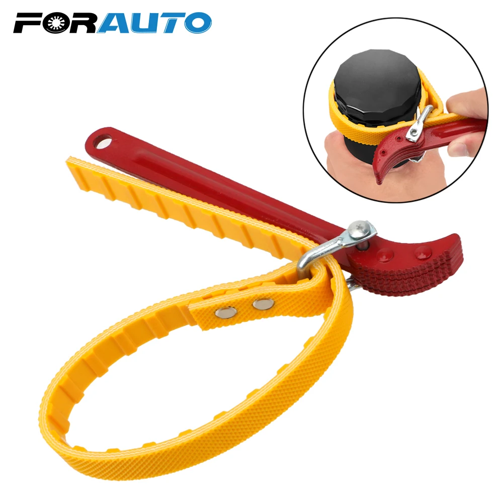 FORAUTO ремень гаечный ключ масляный фильтр цепь для ключа Съемник регулируемый