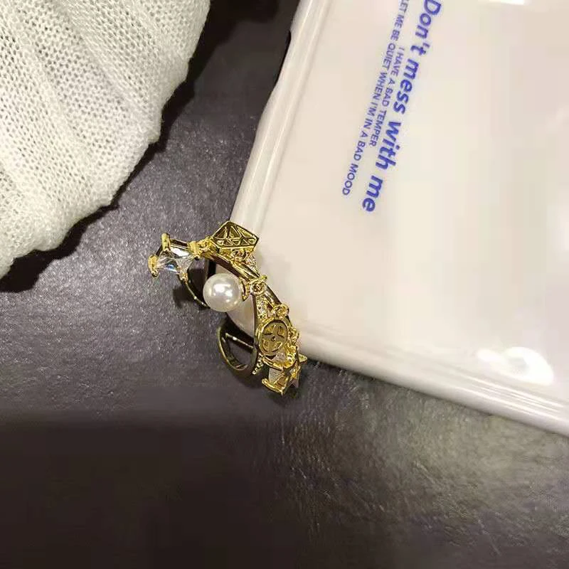 

2021 Fashion New Star Pendant Net Red Open Ring Ins Tide Exquisite Design Female Romantic Luxury Jewelry Gift