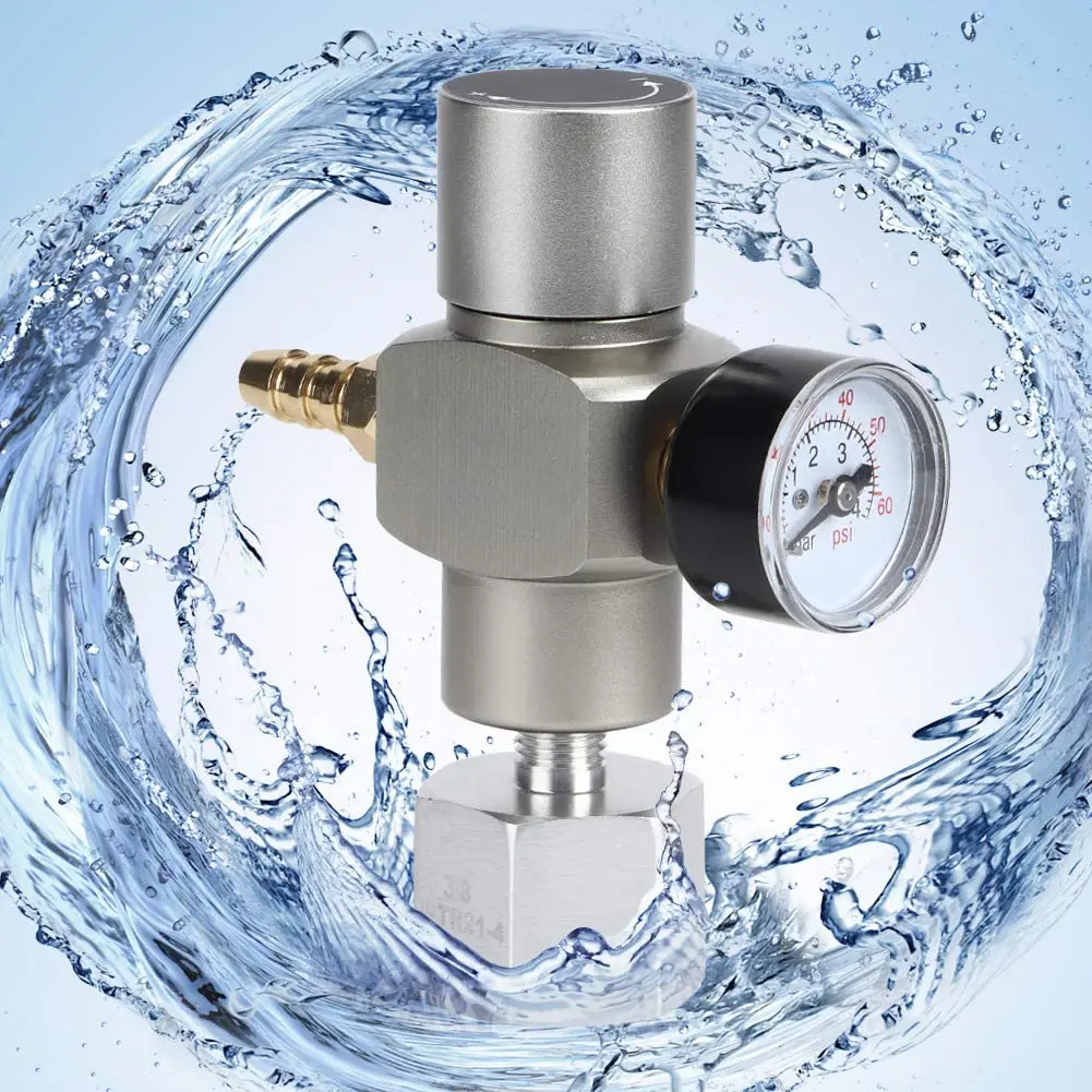 2 в 1 CO2 мини газовый регулятор зарядное устройство TR21X4 0 30 PSI Keg для европейского