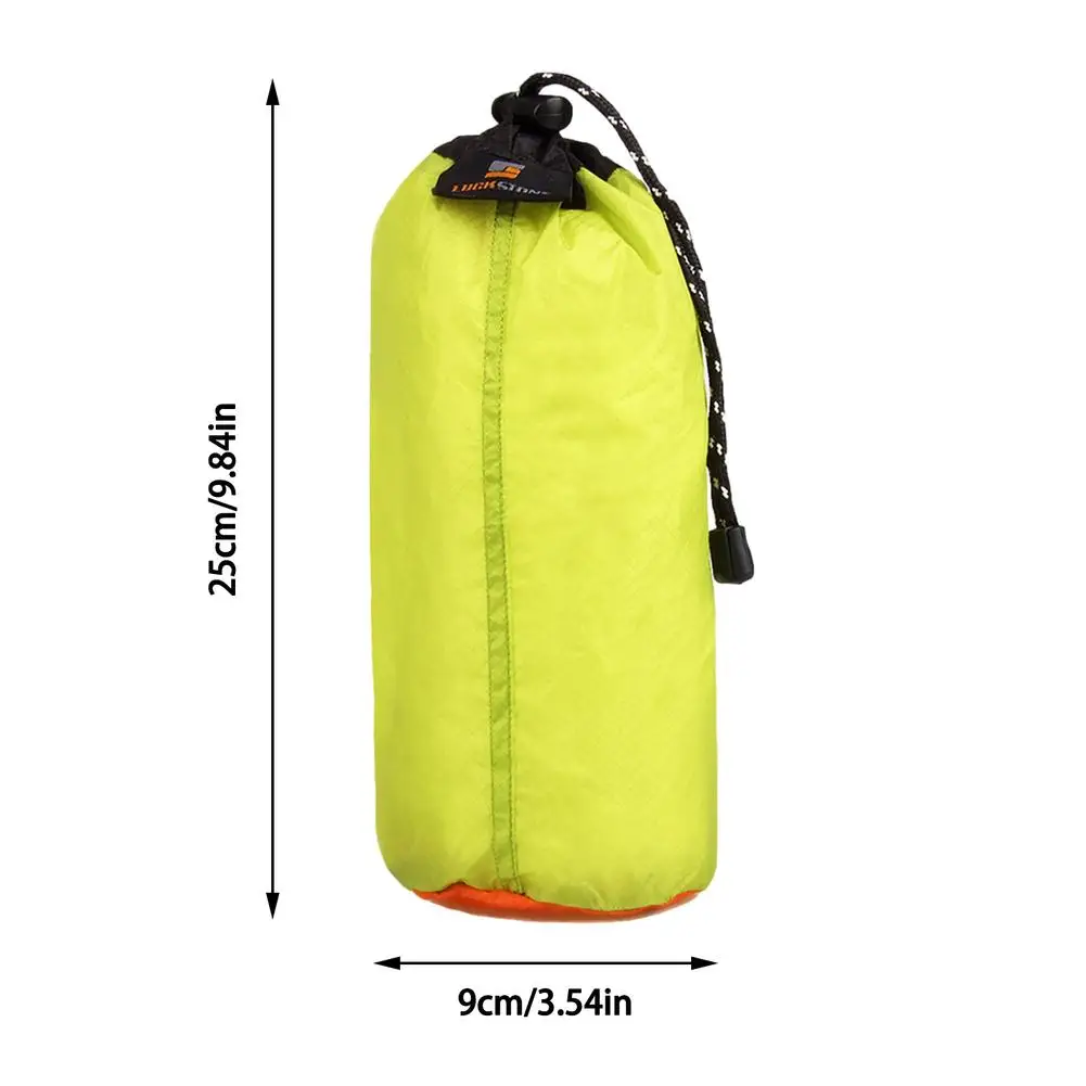 Travel Gear Dry Drawstring Bag Ultra Light Waterproof 20D Nylon Silicon-coated Stuff Sack Tent Peg Pouch For Hiking Storage Bag