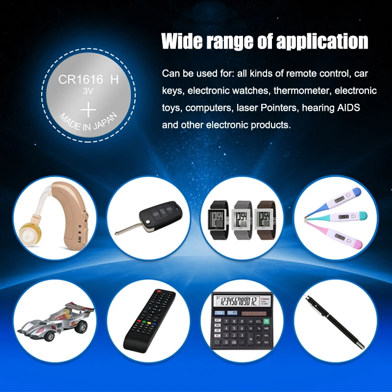 Лидер продаж 30 шт. Оригинальная батарея кнопочного типа cr1616 3 в DL1616 BR1616 ECR1616 5021LC L11