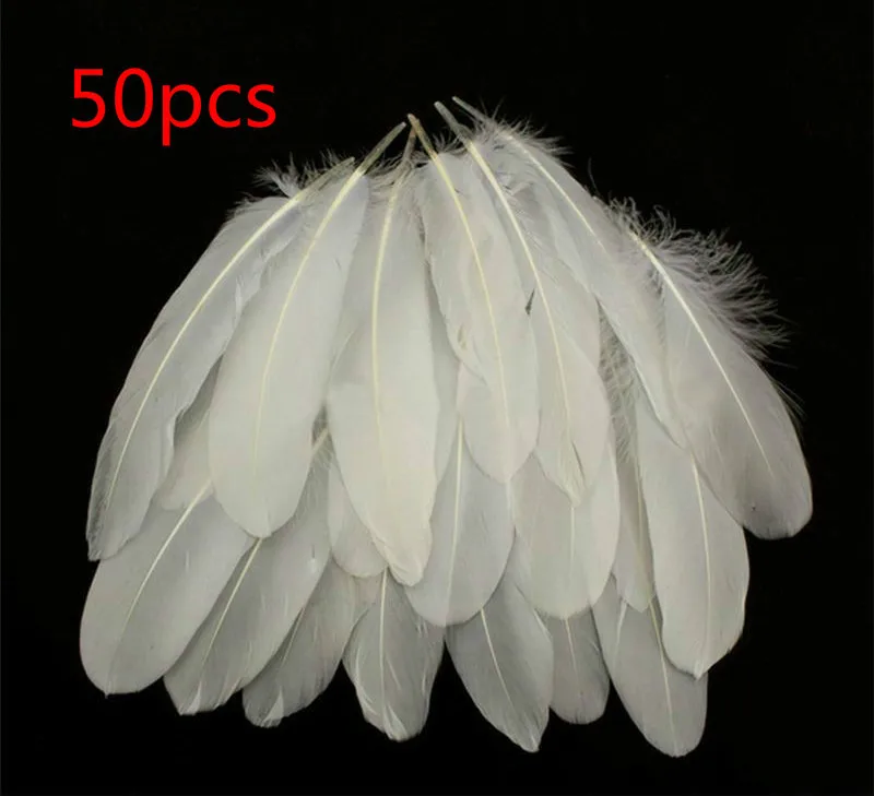 

50 pieces of natural feathers 15-20 cm down fluffy wedding DIY jewelry decoration accessories feathers