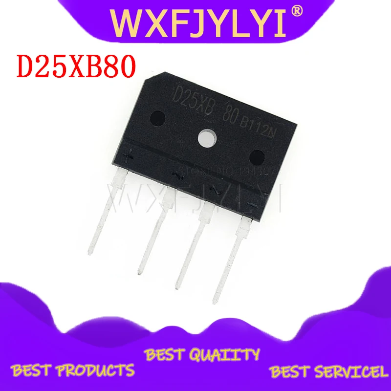 5 шт./лот D25XB80 25XB80 800V 25A мостовые Выпрямители мост новый оригинальный | Электронные