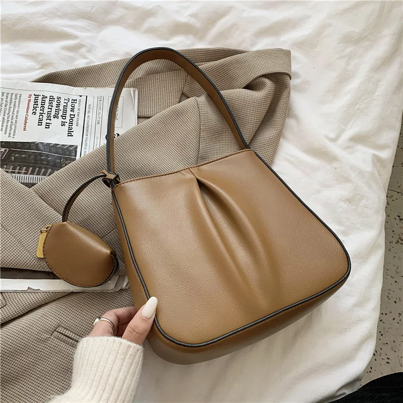 

High Quality Retro Small Bag Female 2021 New Trendy Fashion All-match Handbag Korean Version Single Shoulder Underarm Bag