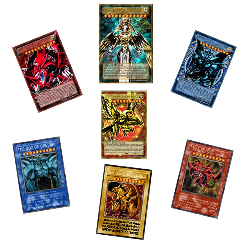 

Аниме Yugioh «сделай сам», Египетский Бог, карта Бога, стильные карты, художественное оформление, хобби, коллекционные предметы, коллекционная ...