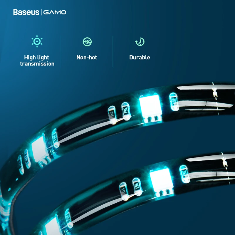 Светодиодная лента USB Baseus RGB 5050 гибкий светодиодный светильник сменный