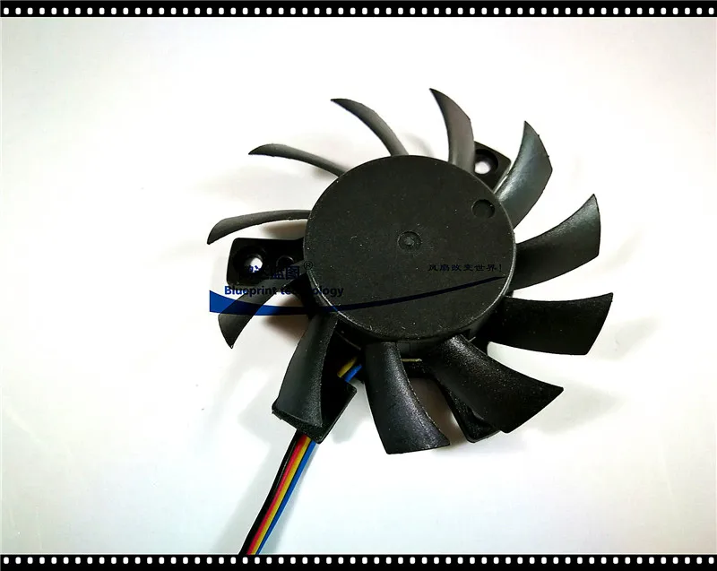 Silent Yonglin DFS601012M graphics card frameless 12V diameter 55MM hole distance 40M PWM isosceles cooling fan | Компьютеры и офис