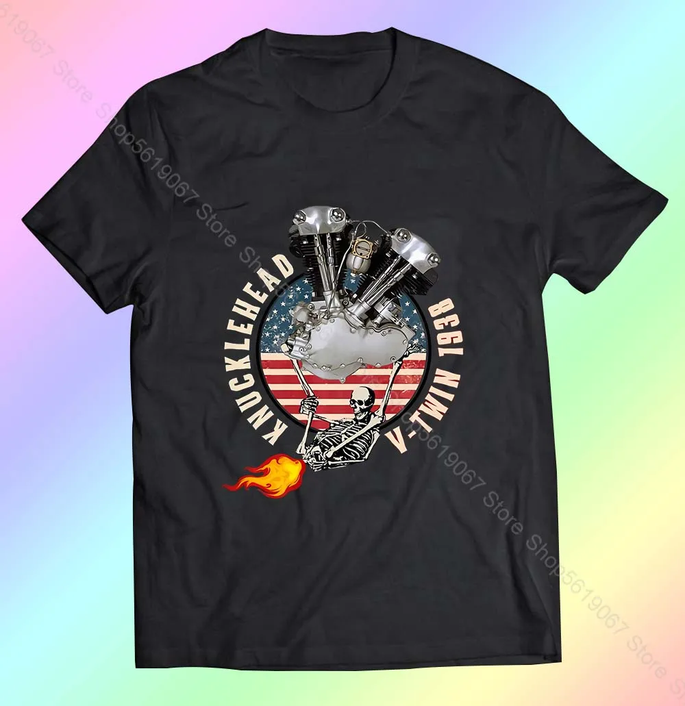 1938 Hd Knucklehead Vtwin Flame Farting мотоцикл Америка Премиум Спецодежда фигурки