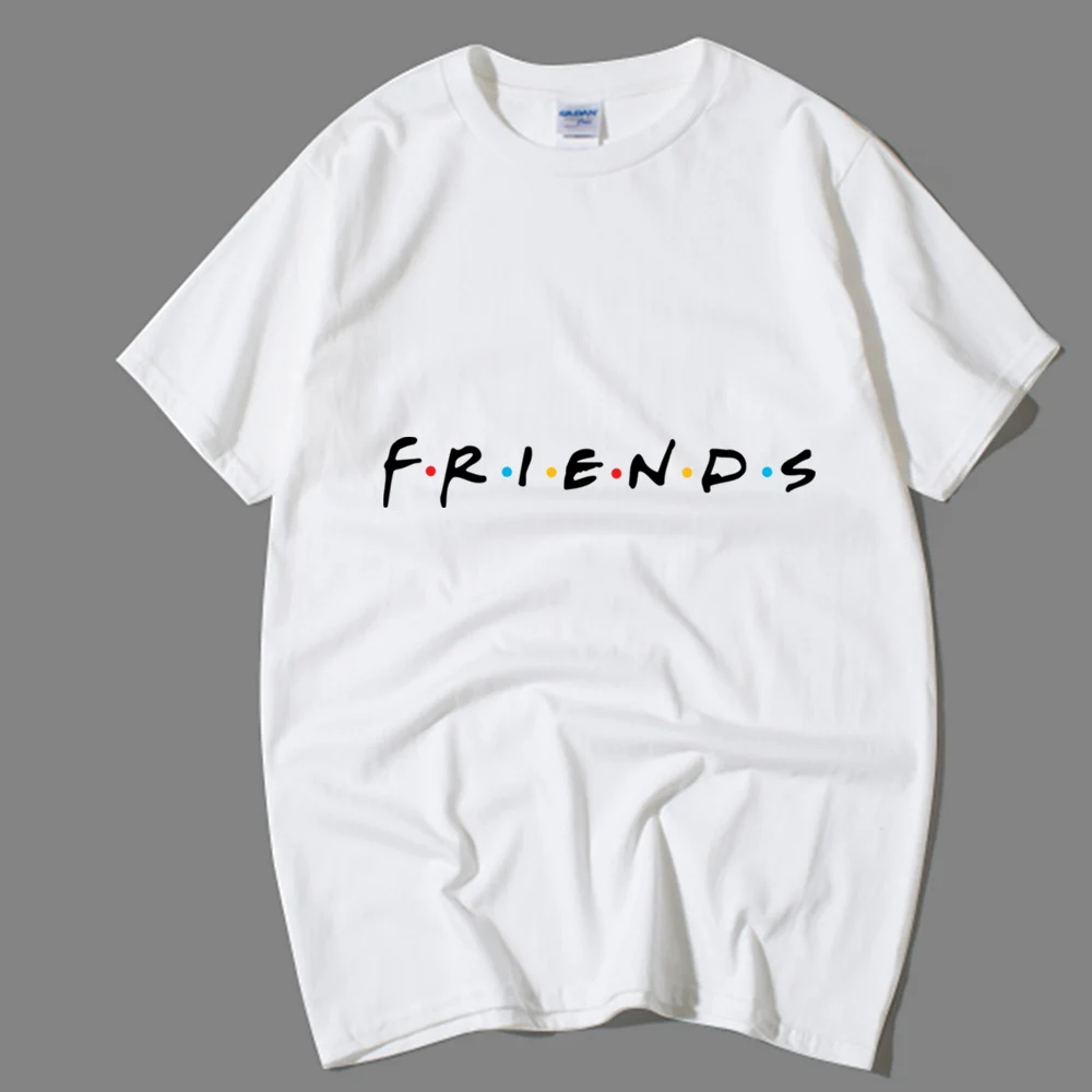 Cotton Man t-shirt Men t shirt Boy tops tees tshirt Friends Don Not Lie Tv Show Print Letters Couple Clothes Summer ZIIART | Мужская