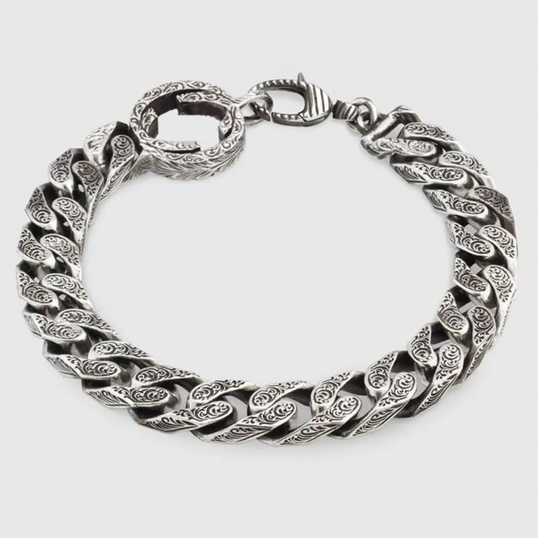 

S925 pure silver bracelet, men and women fashion style restoring ancient ways, high quality accessories, holiday gifts