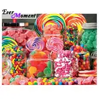 Алмазная мозаика Ever Instant, вышивка крестиком, красочные конфеты, сделай сам, хобби и рукоделие, квадратная фотография, досуг дома 4Y967