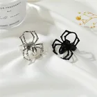2021 готические панковские креативные кольца в форме паука, осьминога, тыквы, призрака, серебряного цвета, ювелирные изделия для вечеринки на Хэллоуин, подарки