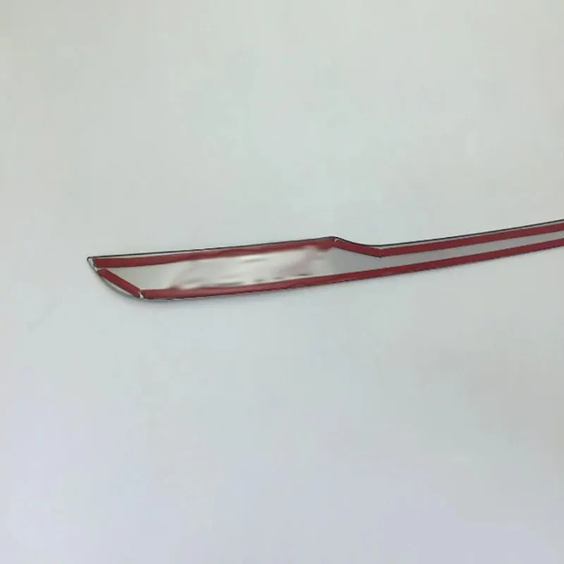 

Exterior Car Accessories Stainless Steel Rear Door Moulding Trim Bar Tailgate Door Cover For Tiida 2016
