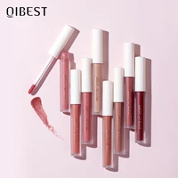 qibest matte liquid lipstick velvet nude lip gloss long lasting lipstick cosmetics makeup liquid lipstick waterproof lip tint