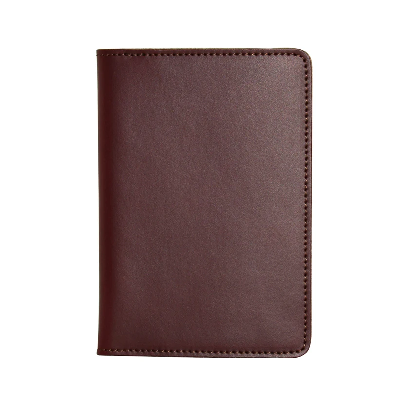 wine red wallet Чехол для паспорта из натуральной кожи унисекс, держатели денег, органайзер для путешествий, выгравированное имя или логотип, обложки для пасспорта - Цвет: wine red wallet