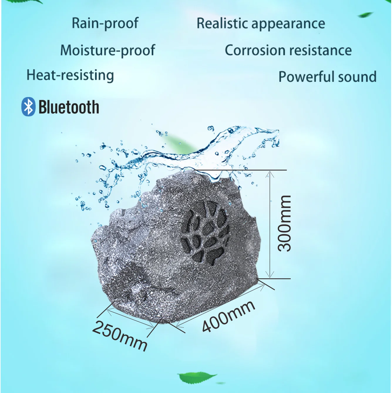 341501 водонепроницаемая внешняя беспроводная Bluetooth Колонка 30 Вт 8 Ом с усилителем
