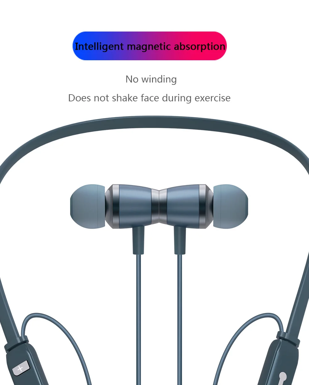 Магнитные Спортивные Беспроводные bluetooth-наушники 9D, стерео наушники, гарнитура с шейным басом, наушники-вкладыши с микрофоном, поддержка TF карты
