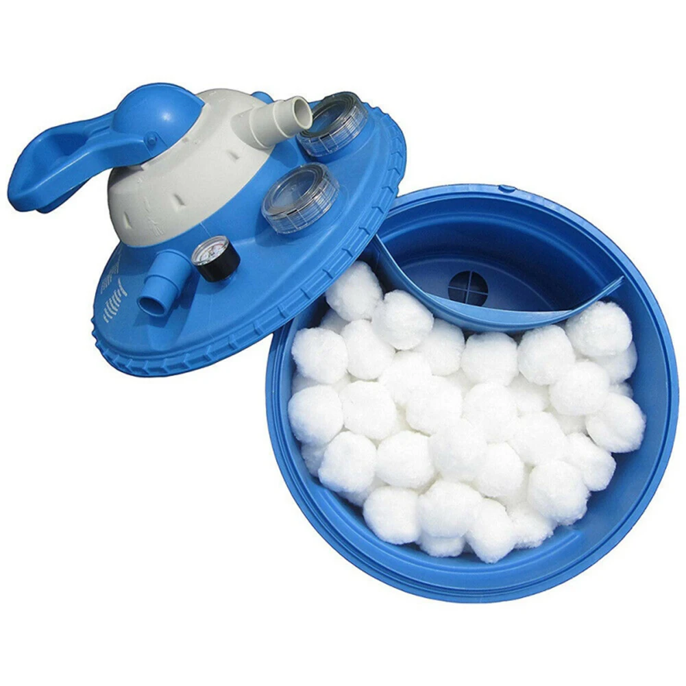 

White Filter Ball Swimming Pool Cleaning Ball Water Fiber Cotton Balls Lightweight High Strength Swimming Pool Cleaning Tools