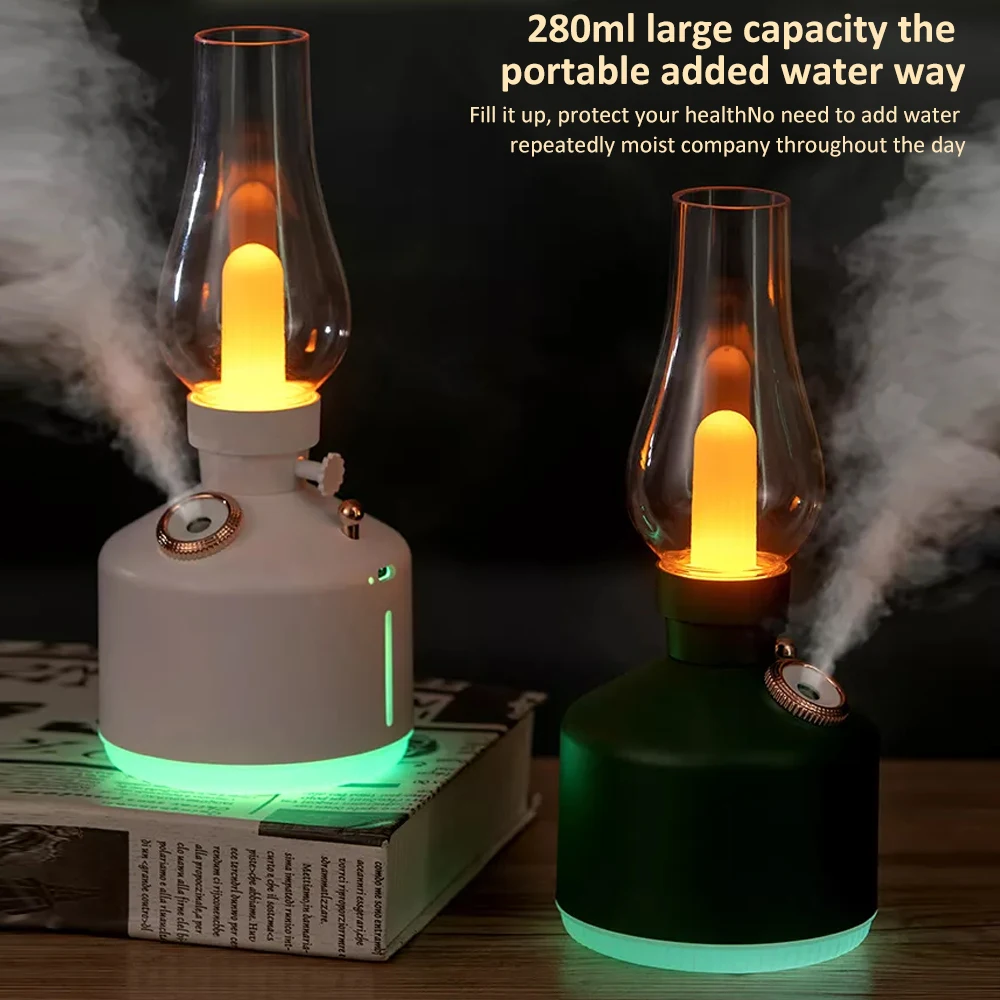 Увлажнитель воздуха с лампой в стиле ретро 280 мл |