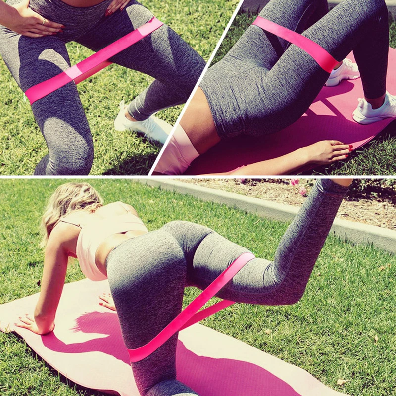 

Yoga resistance straps stretching rubber loop exercise weight training equipment body weight training Pilates weight training