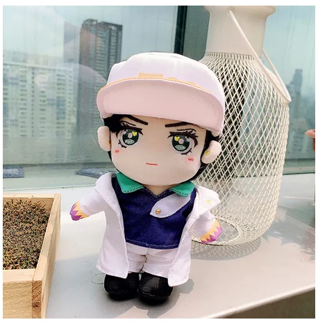 

Japanese Anime JoJo's Bizarre Adventure Joseph Joestar Doll Cute Giorno Giovanna Plush Kujo Jotaro Cushion Pillow Toys Xmas Gift