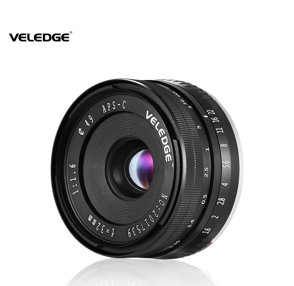 

32mm F1.6 Large Aperture Manual Prime Fixed Lens APS-C For Sony E-Mount Digital Mirrorless Cameras A6000 6300 NEX Camera Part